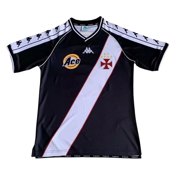 Tailandia Camiseta Vasco da Gama 2nd Retro 1999 2000 Negro
